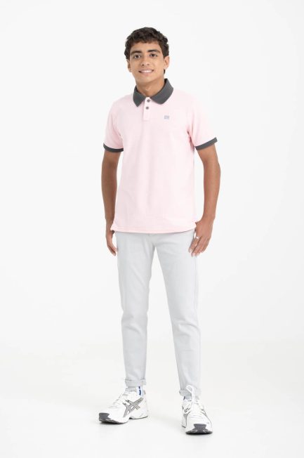 Boys' Solid Assorted Polo T- Shirt